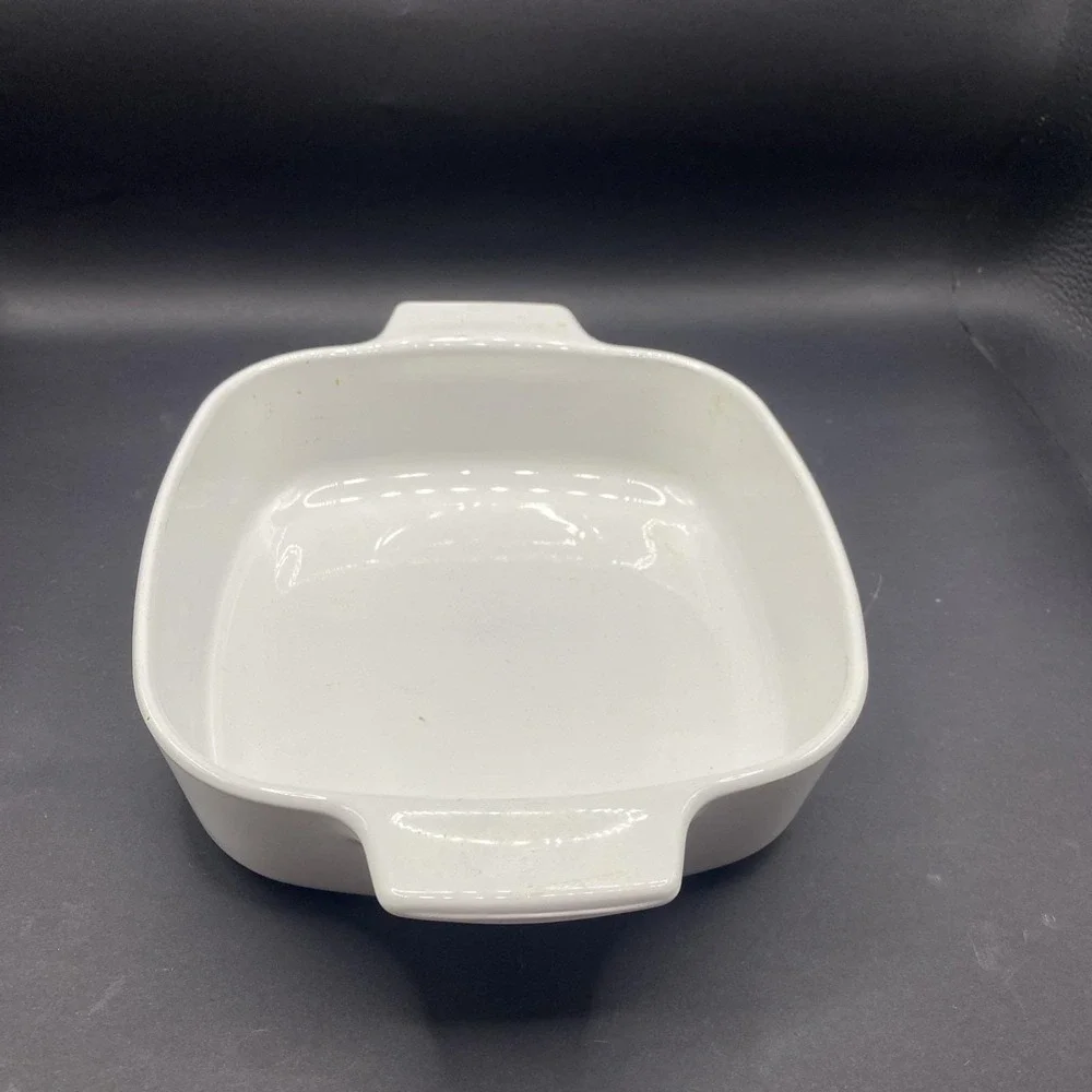 Vintage Corning Ware A-1-B Plain White 1 Liter Casserole Dish without Lid